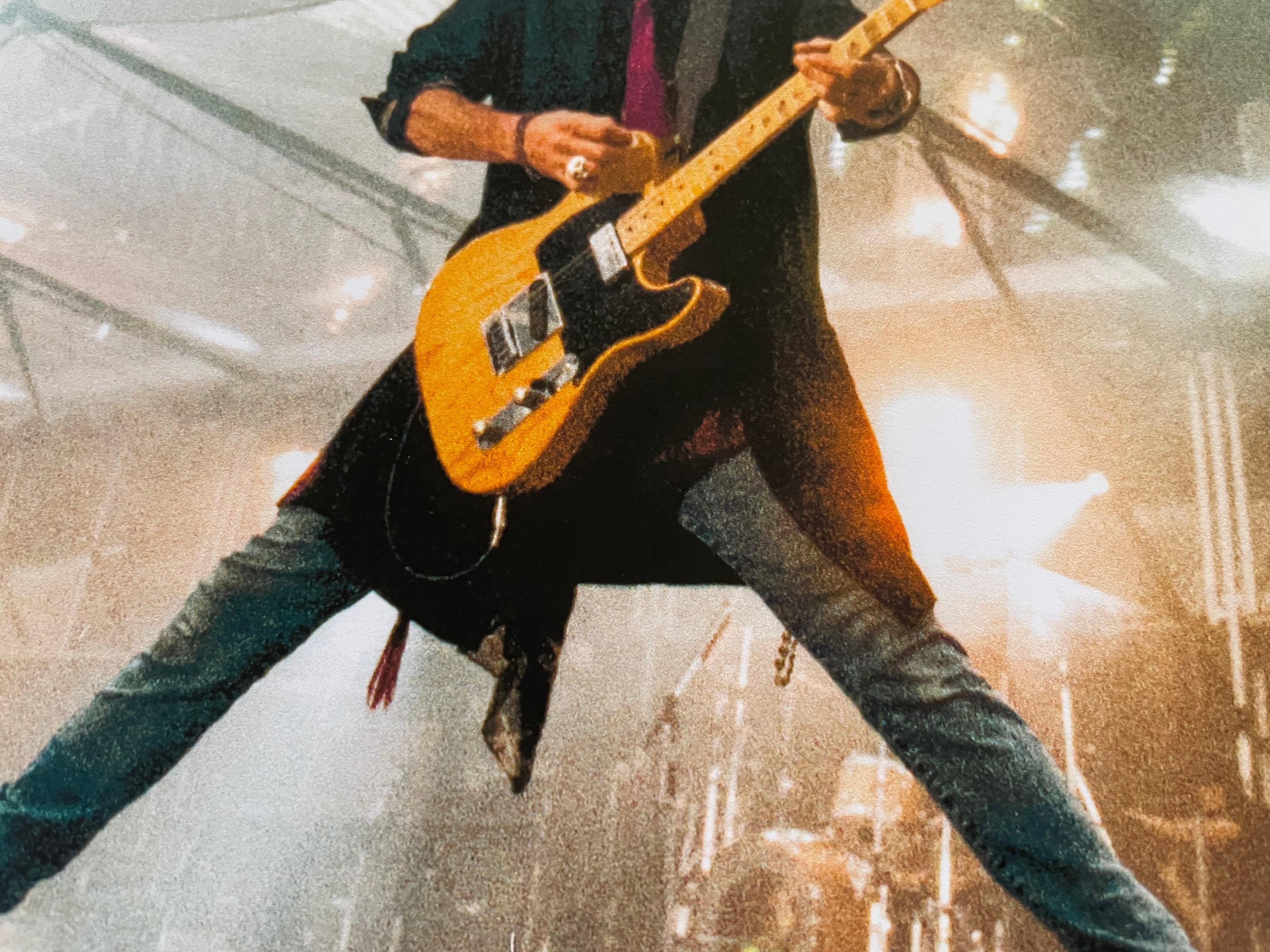 Keith Richards Rolling Stones Wembley 1995 Stampa a colori 25x17 in vendita 4