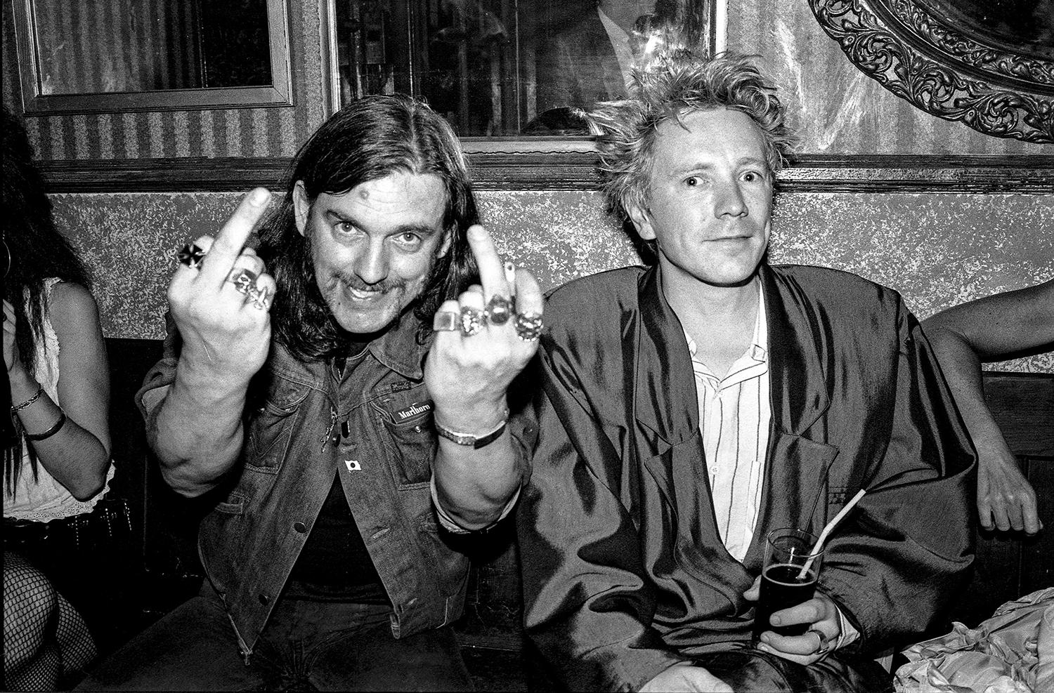 Portrait Print David Koppel - Lemmy et Johnny Rotten