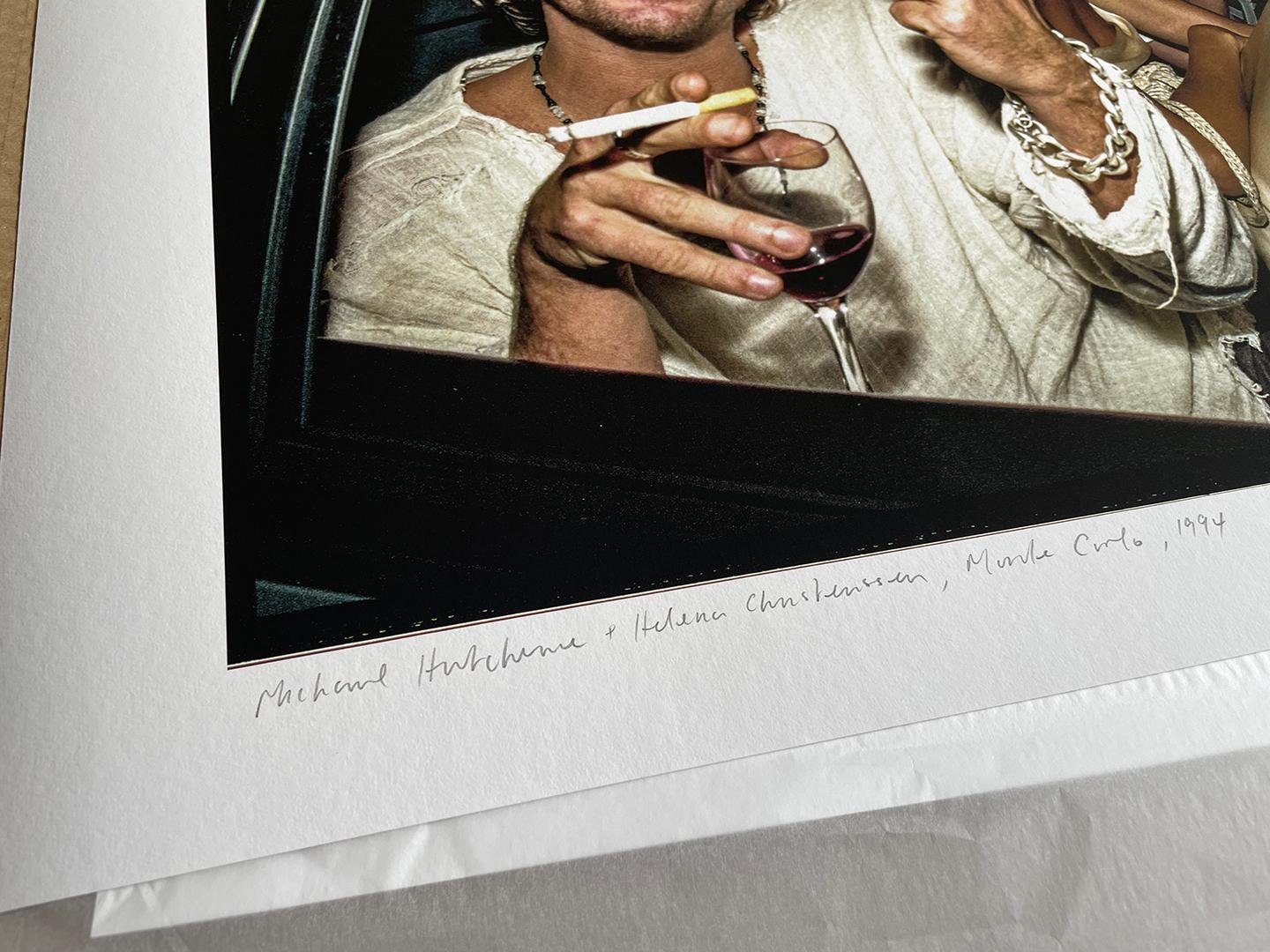 Michael Hutchence - The 'Finger' - Contemporary Photograph by David Koppel