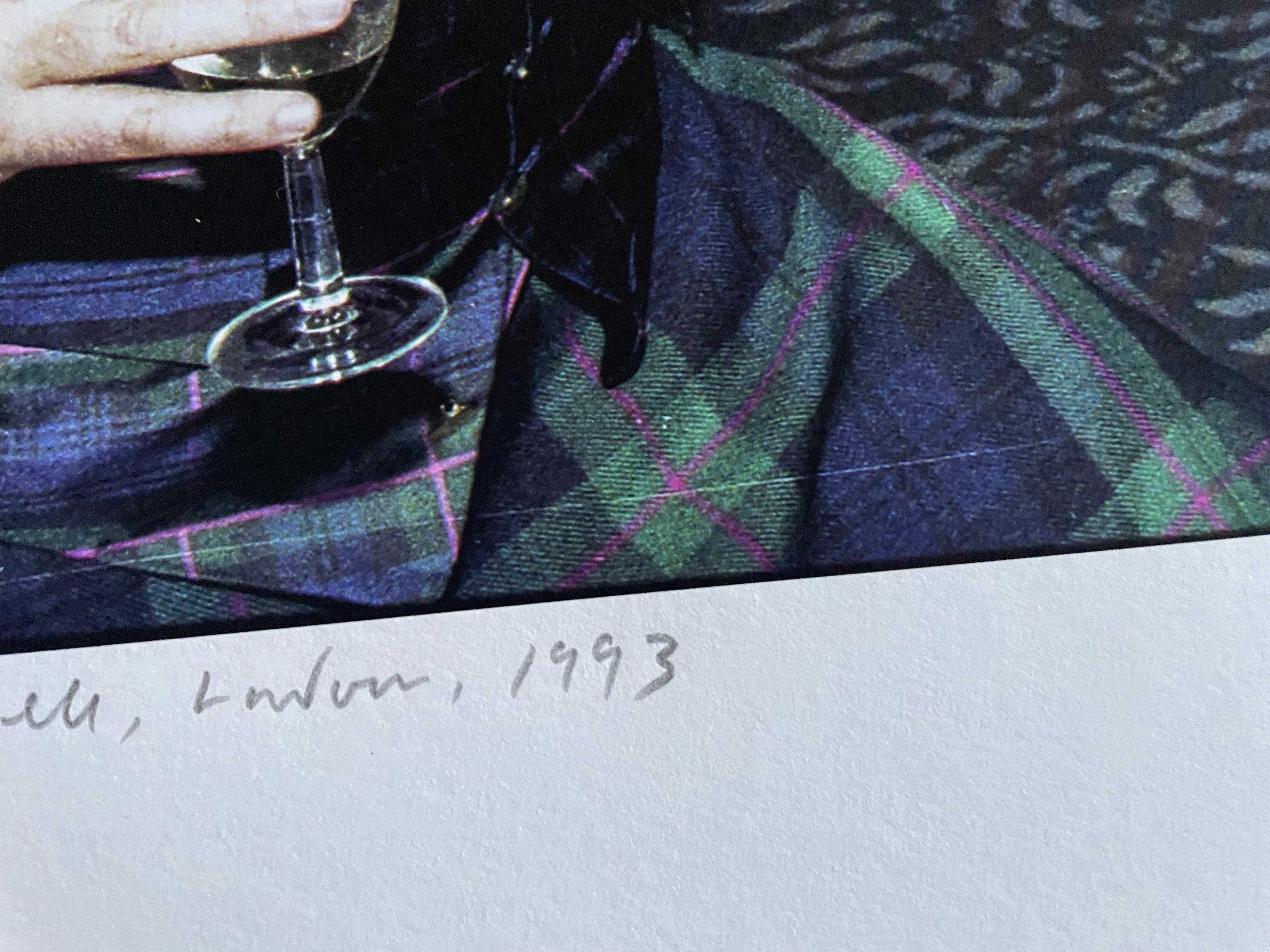 Naomi Campbell y Viv Westwood impresión en color 17 x 25 edición limitada en venta 7