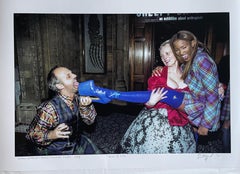 Naomi Campbell and Viv Westwood colour 35 x 24 limited edition print