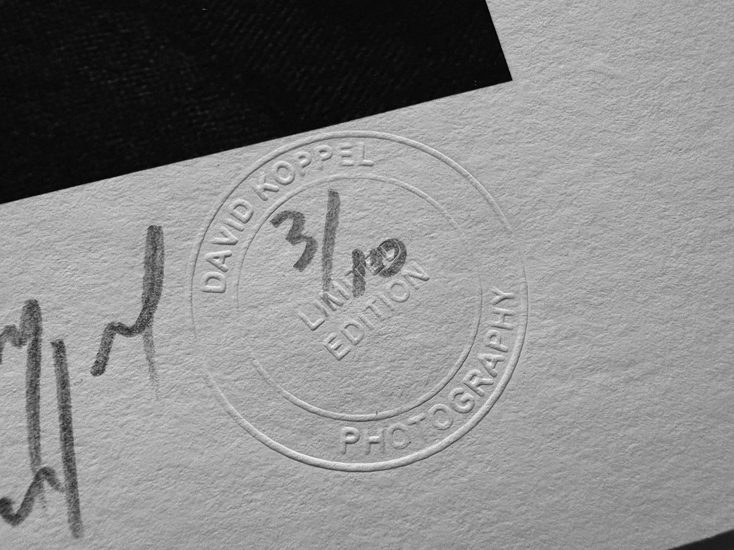 The Two Georges 24 x 35 pouces signé édition limitée b/w impression pigmentaire d'archives en vente 8