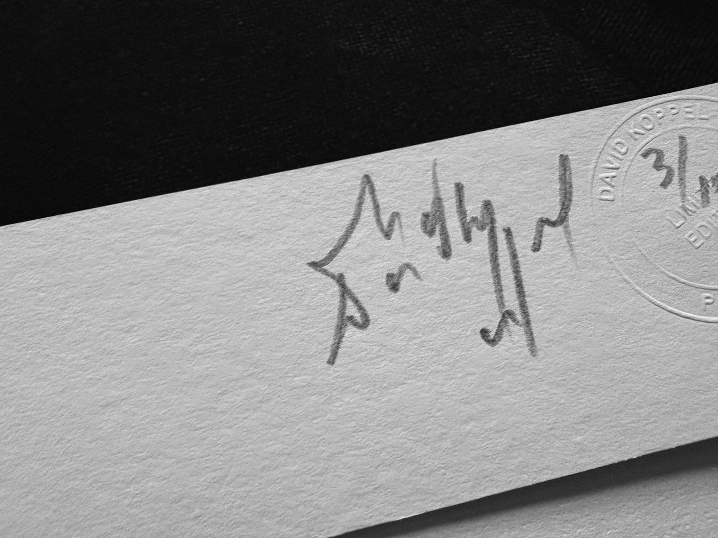 The Two Georges 24 x 35 pouces signé édition limitée b/w impression pigmentaire d'archives en vente 9