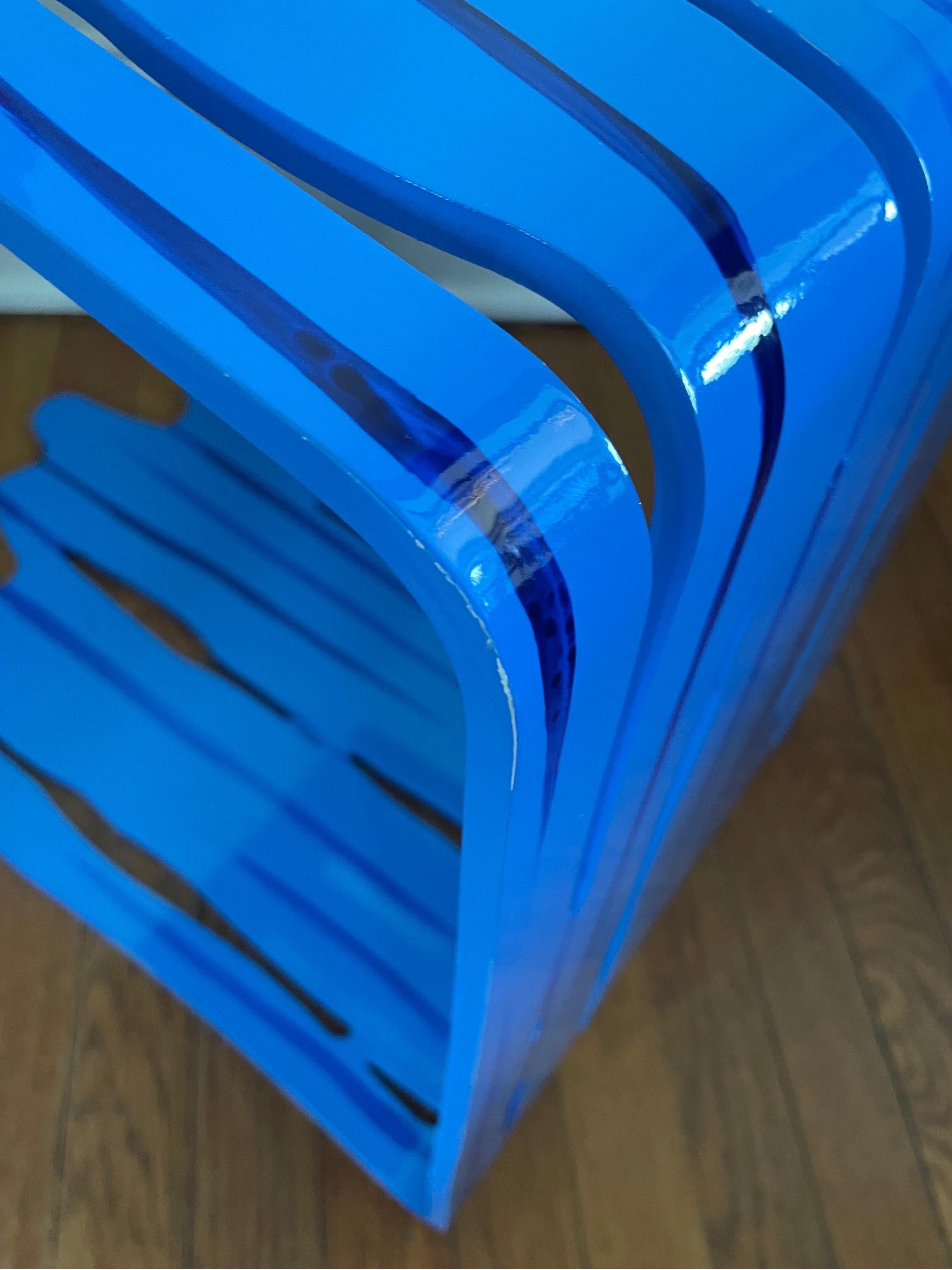 David Kracov Free Standing Metal Sculpture Grab a Chair Series 3
