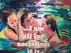 "Doppia Fantasia"  Pittura concettuale basata sul testo