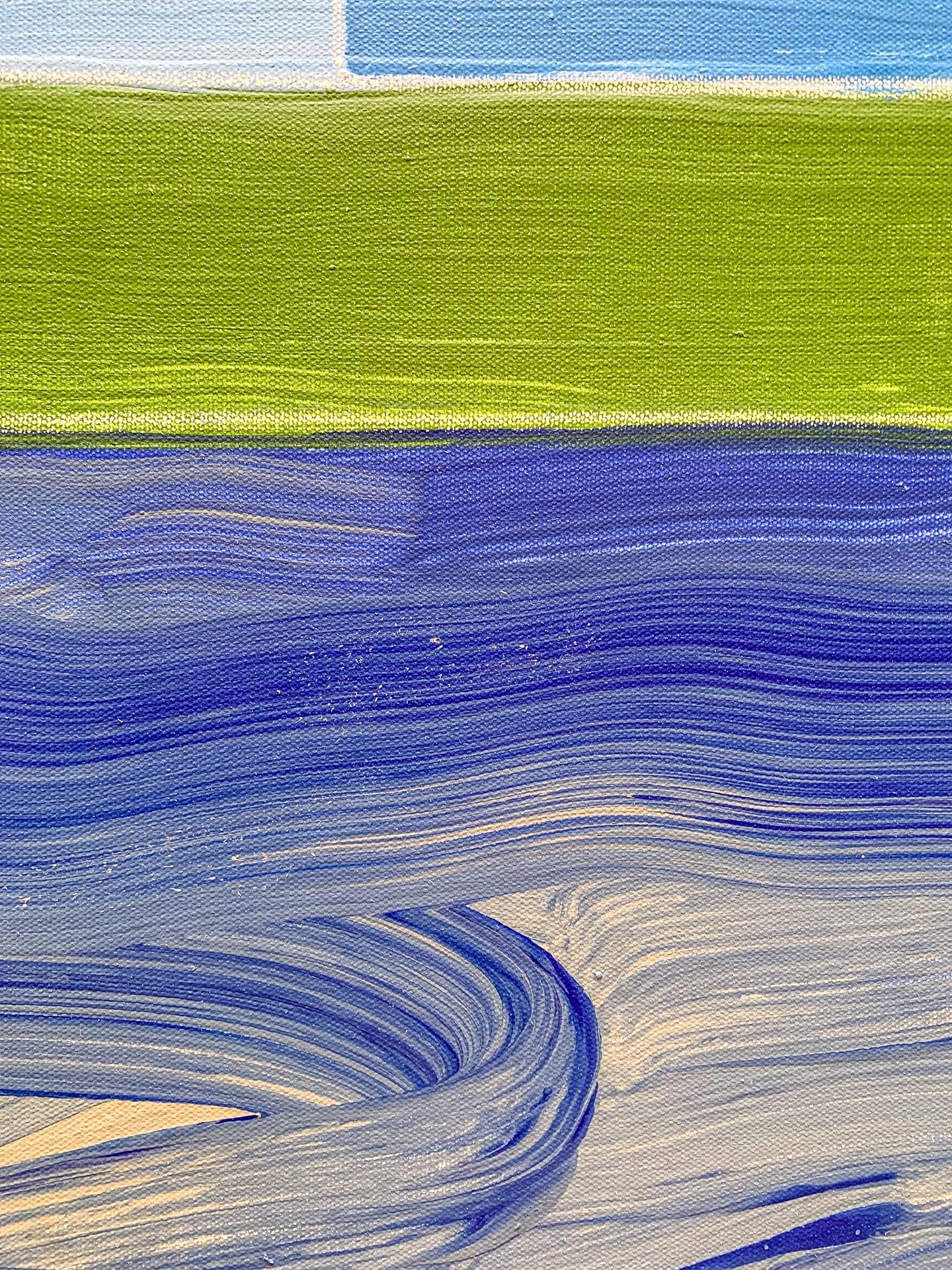 Peinture triptyqueAH 9-1 A_C en vente 5