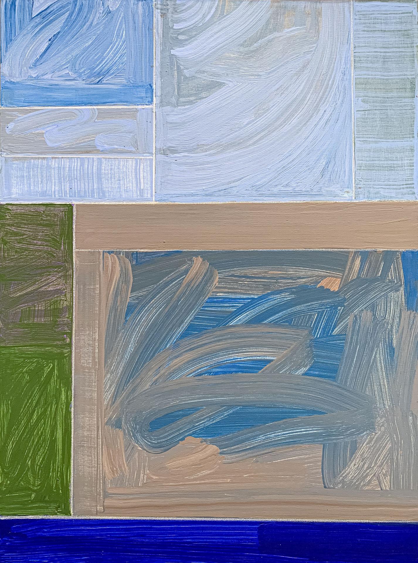 Peinture triptyqueAH 9-1 A_C en vente 7