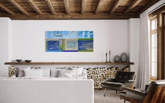 "AH 9-1 A_C" Triptych Painting