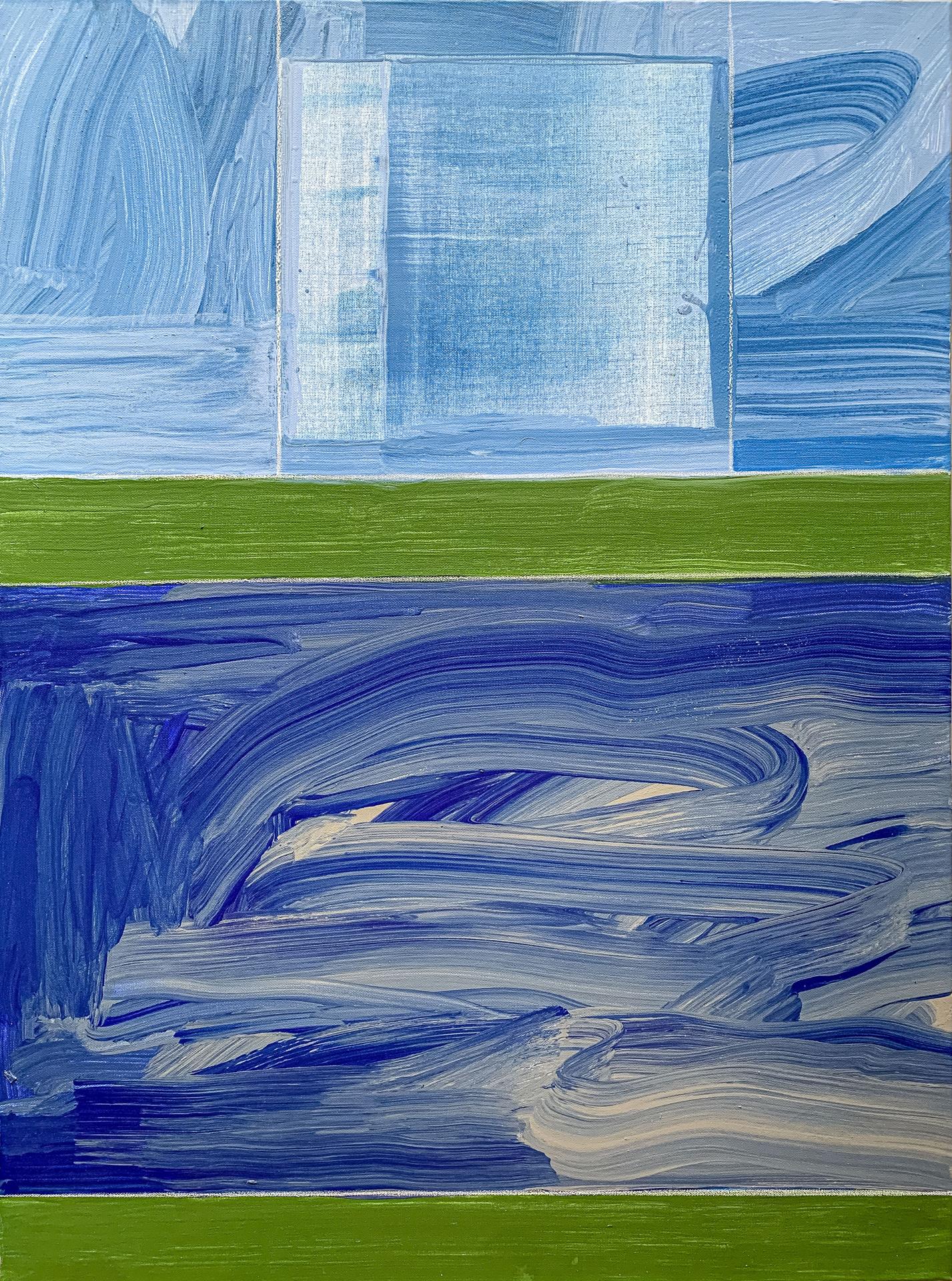 À PROPOS DU TABLEAU

Dans cette captivante composition en triptyque, David Kupferman crée des quadrants de paysage distincts, chacun servant de fenêtre temporelle et spatiale unique dans le royaume de la nature. Ces quadrants coalescent pour former