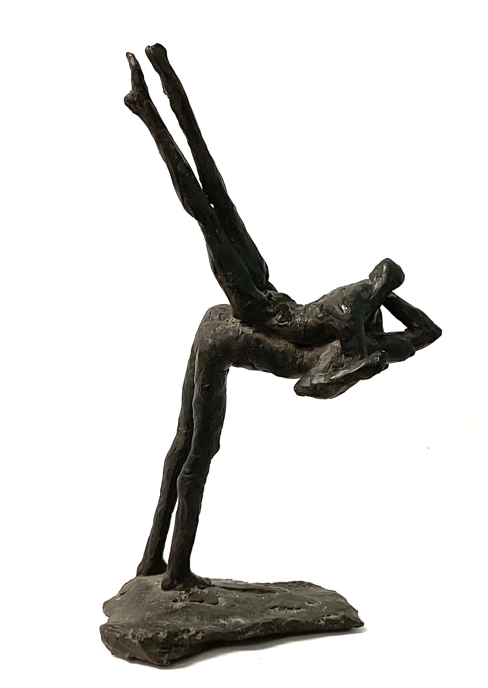 Late 20th Century David L Deming Abstract Bronze Sculpture, Circa 1970’s