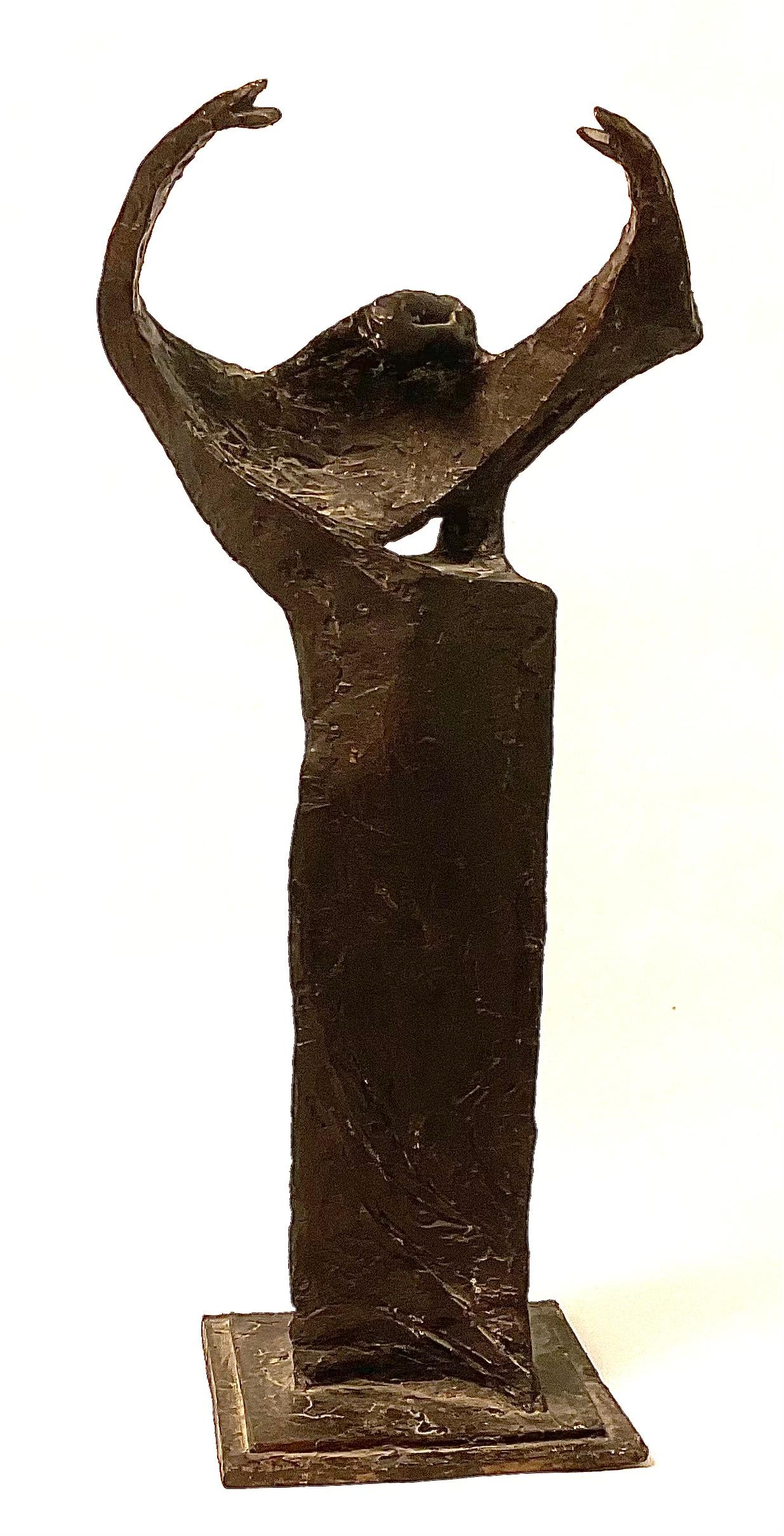 Late 20th Century David L Deming Abstract Bronze Sculpture Mid Century Modern, 1970’s 