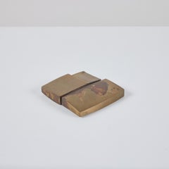 Scultura astratta in ottone di David David Deming