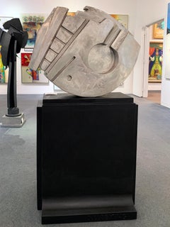 "Balancín VI", David L. Deming, Escultura contemporánea de acero inoxidable, 67x37x24