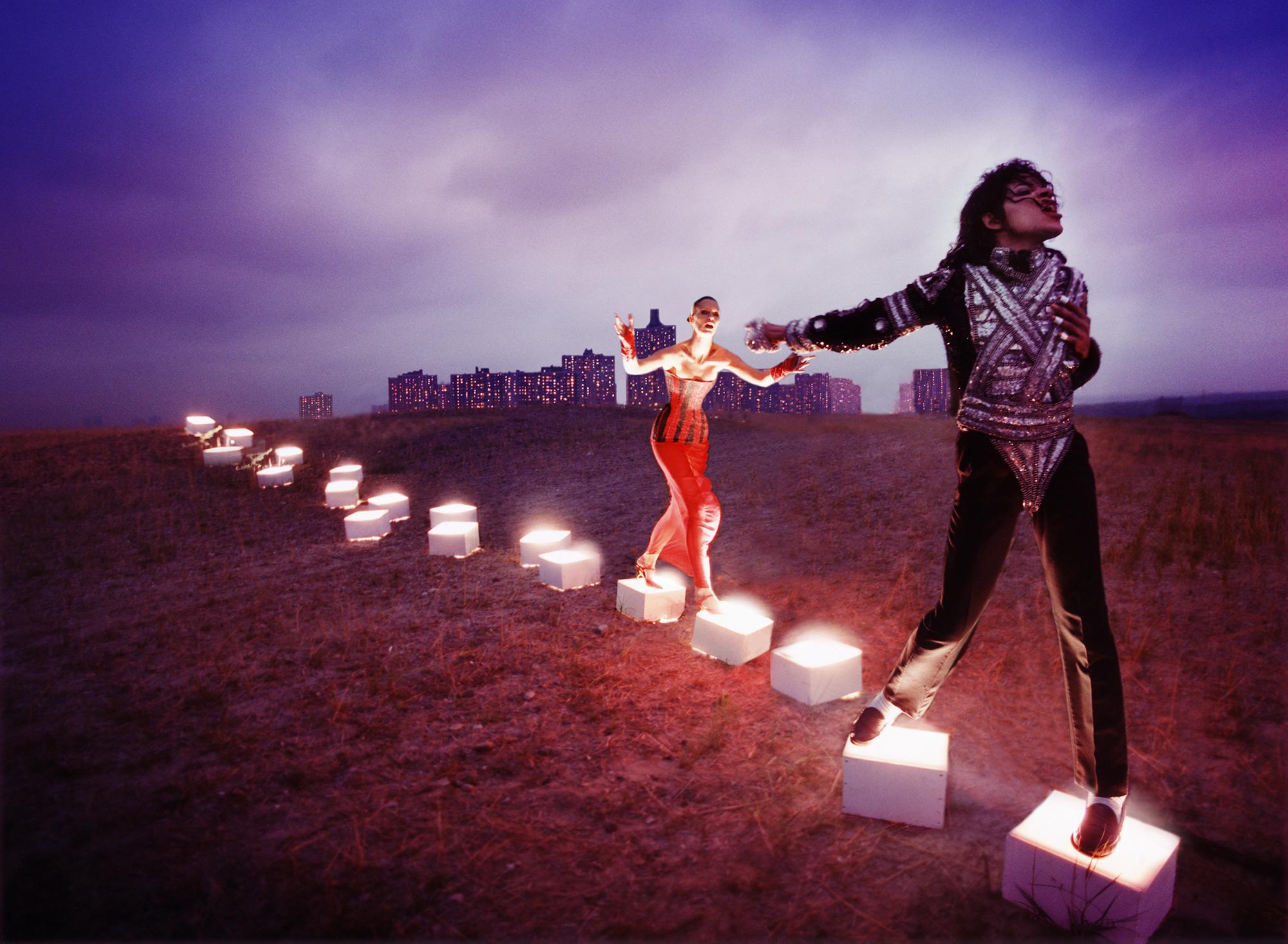 Color Photograph David LaChapelle - Un chemin lumineux, New York