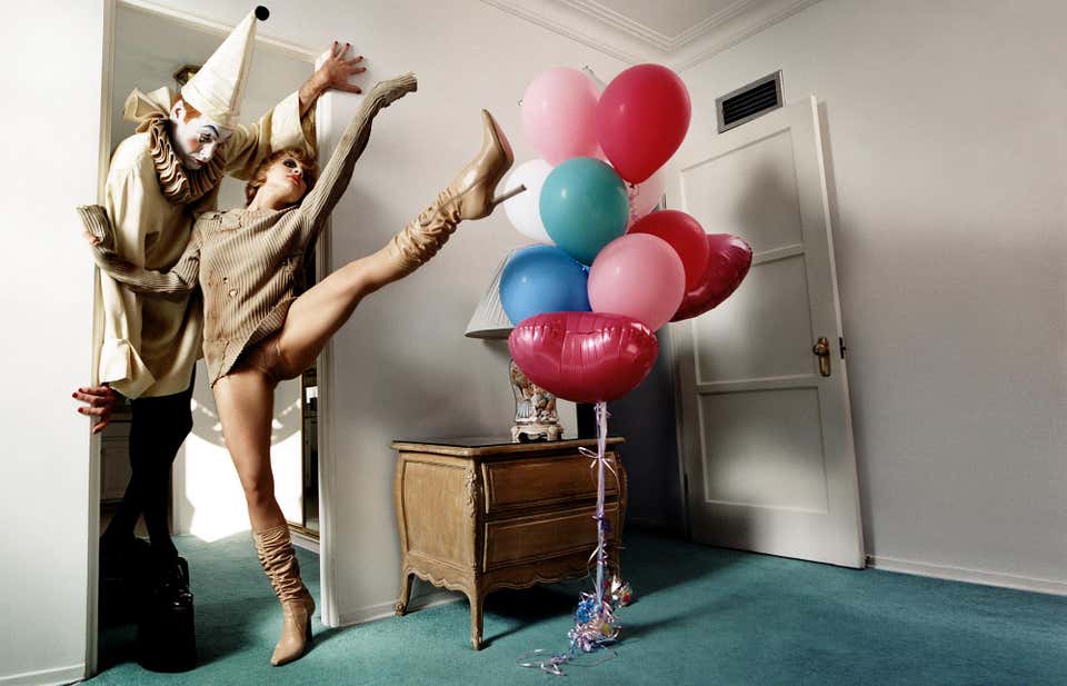 Brittany Murphy with Pierrot, Los Angeles