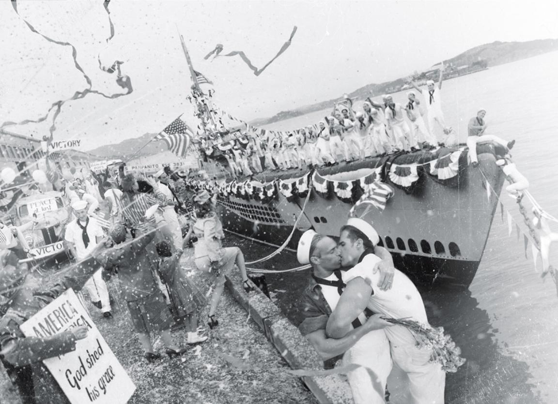 David LaChapelle Black and White Photograph – Victory Day 1945 von Diesel Jeans