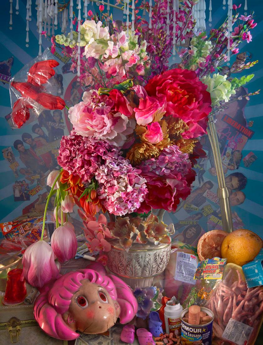 Color Photograph David LaChapelle - Laughs in Flowers : Printemps-Été