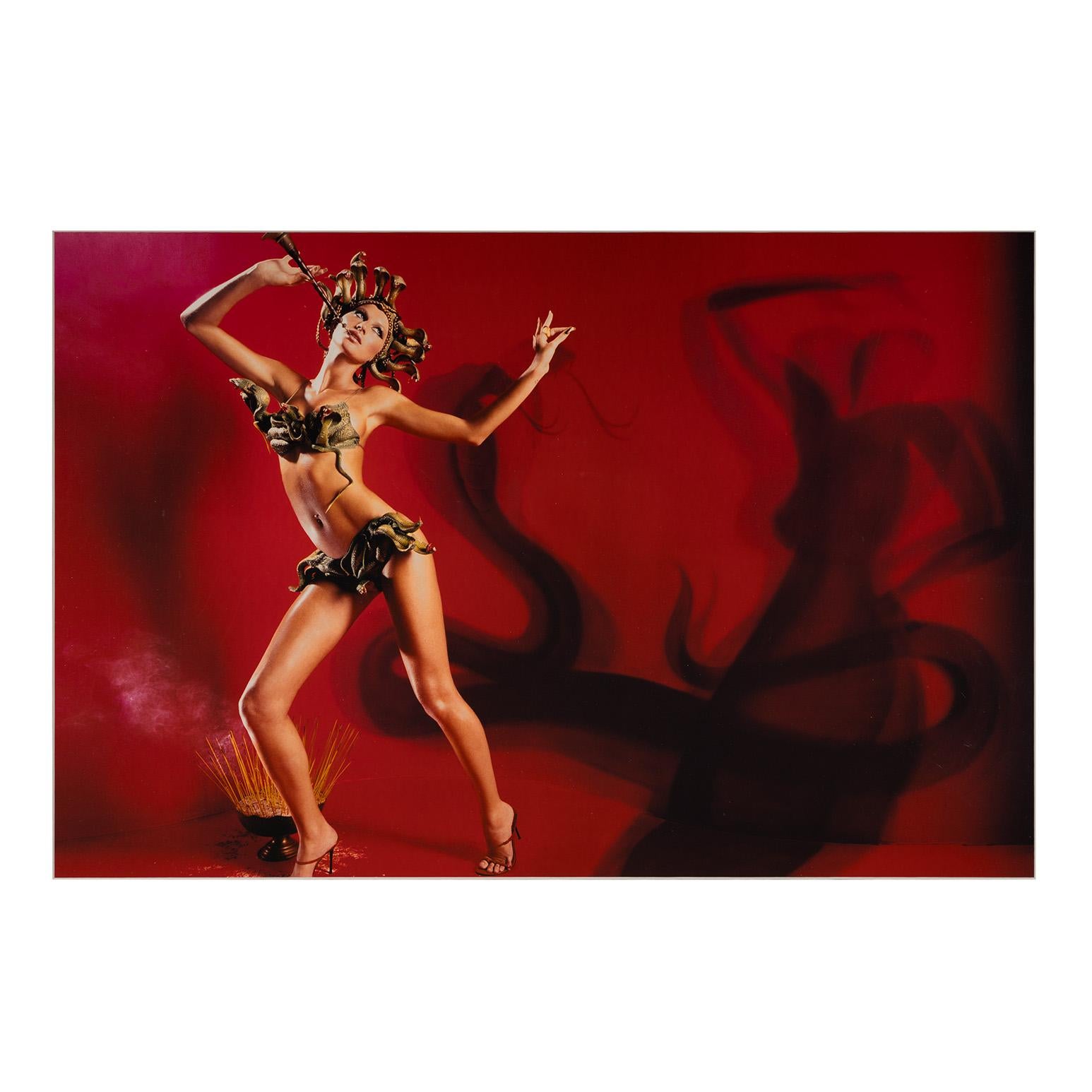 Gisele : Charmeuse de serpents - Photograph de David LaChapelle
