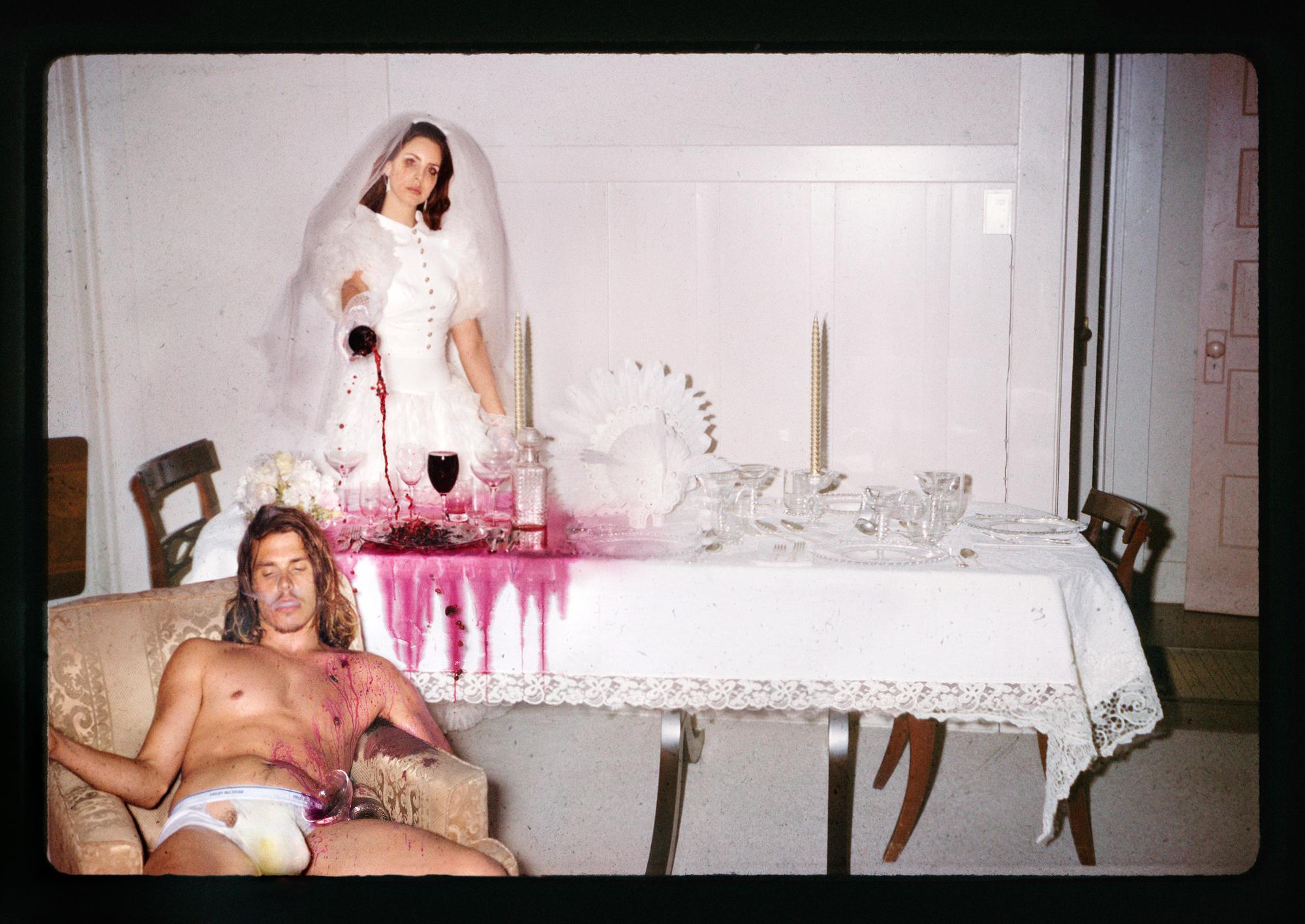 David LaChapelle Color Photograph - Lana Del Ray: Newly Weds, Los Angeles