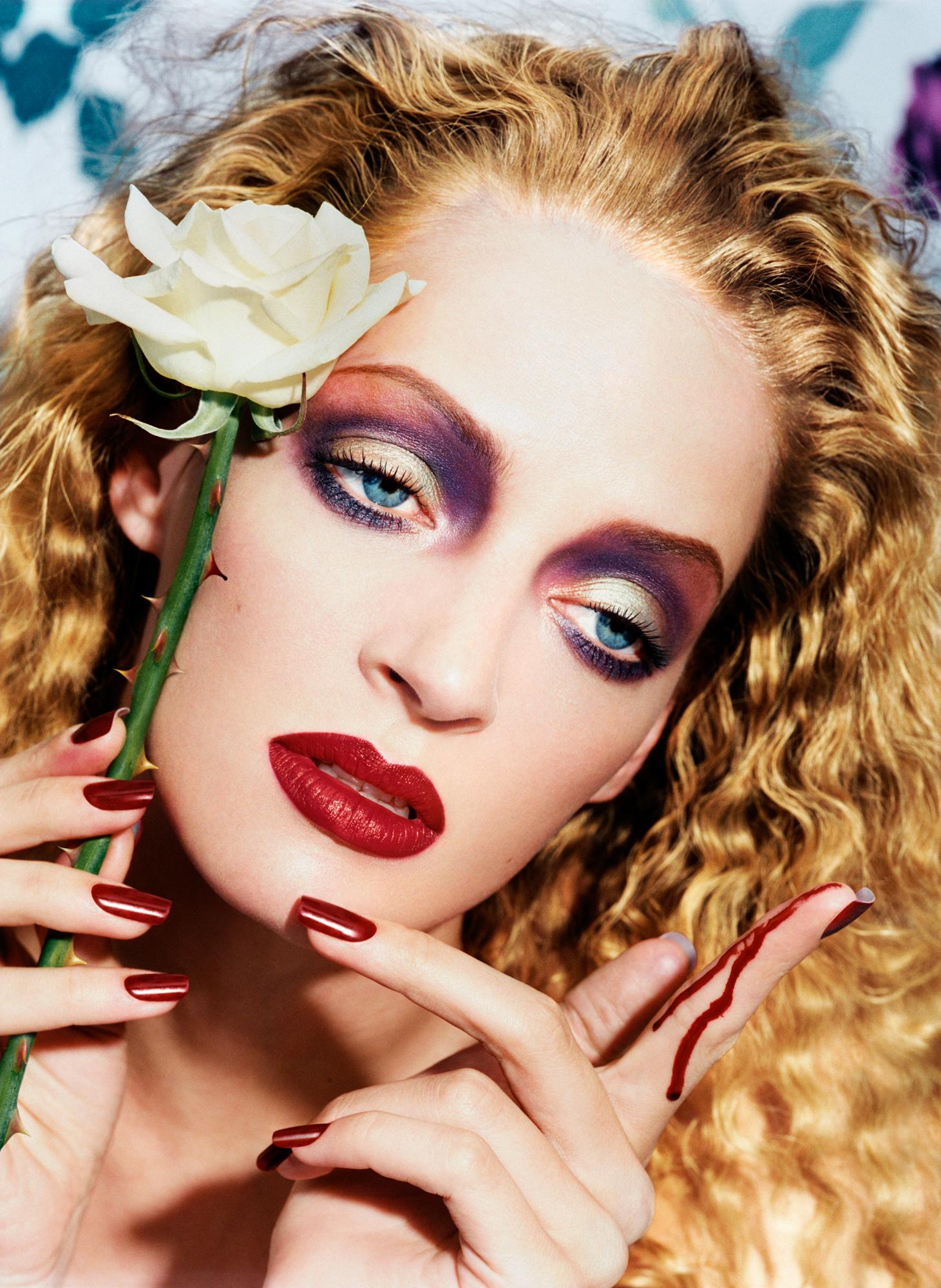 David LaChapelle Color Photograph - Uma Thurman: Beauties Bloom, New York