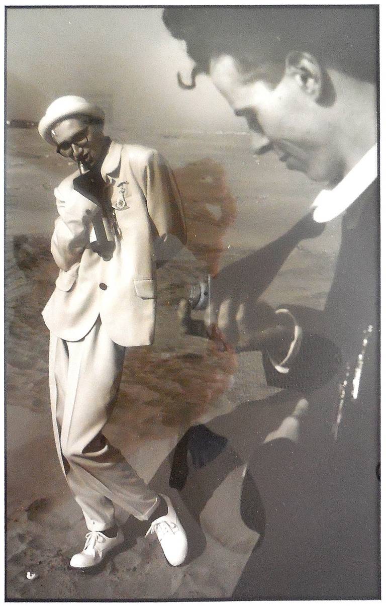 David LaChapelle Figurative Photograph – Vintage-Strandszene, 1987