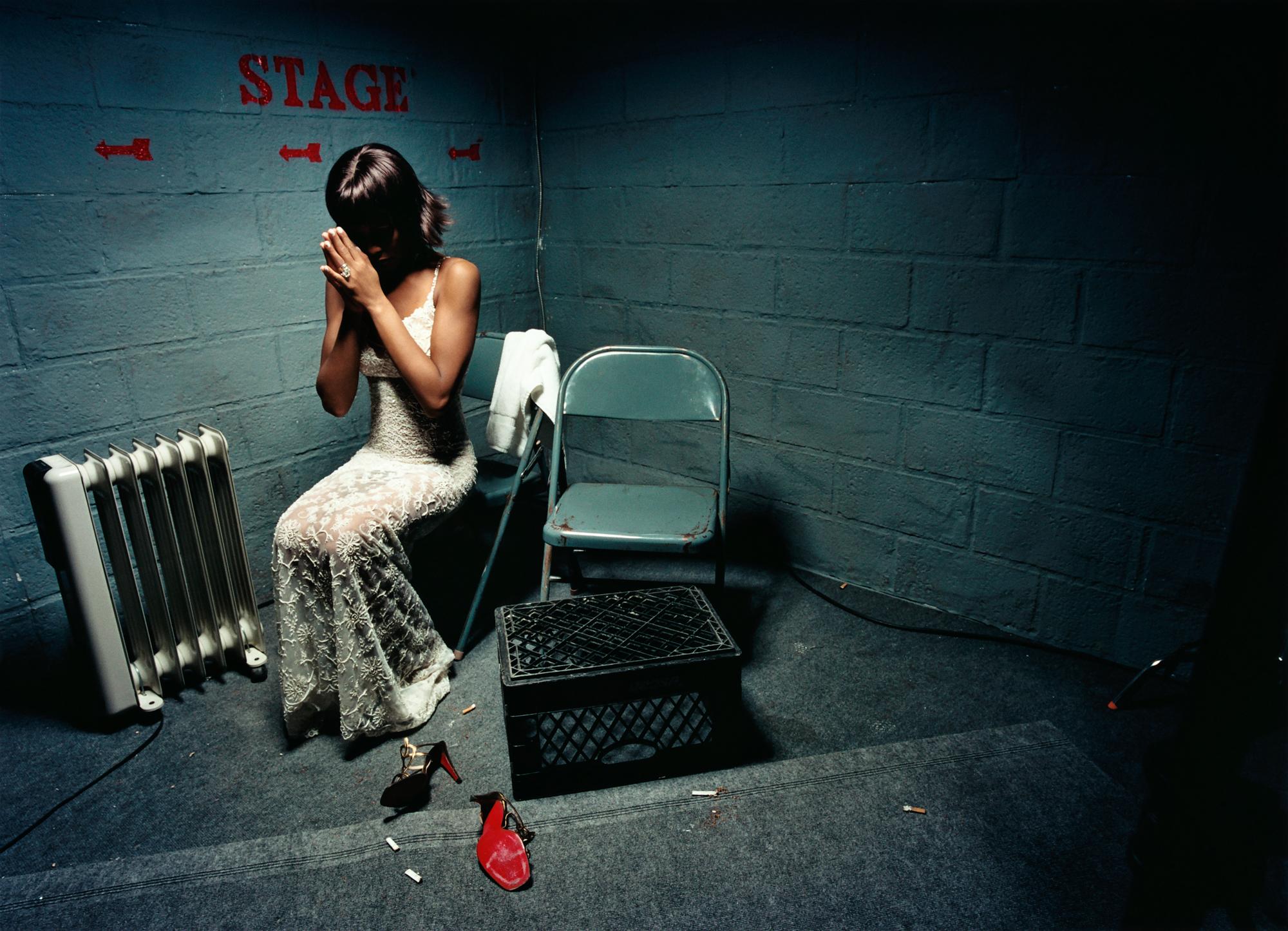 David LaChapelle Color Photograph – Whitney Houston: Aber jetzt sieht ich