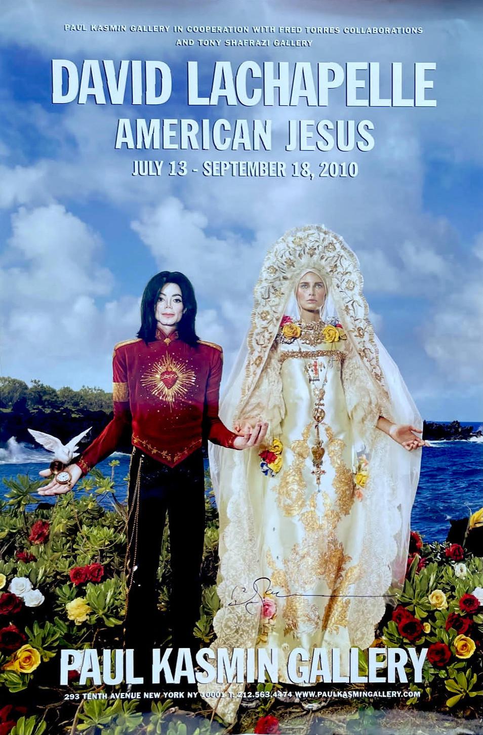 Affiche américaine de David LaChapelle représentant Jésus (signée à la main par David LaChapelle)