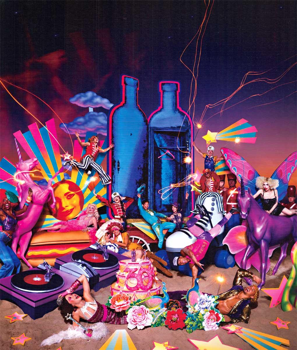 Poster pop art originale Absolut Outrageous Cocktails Perfect - Print di David LaChapelle