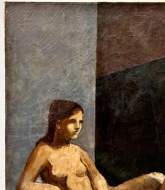 Large Modern Painting after Picasso of Three Nudes