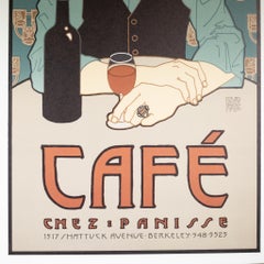 David Lance Goines für Chez Panisse Poster 1980-4 erhältlich