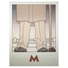 David Lance Goines pour Peter Lorre "M" Poster 1982