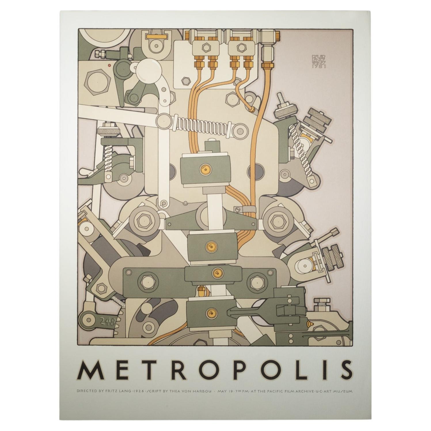 David Lance Goines, Metropolis, Poster 1981