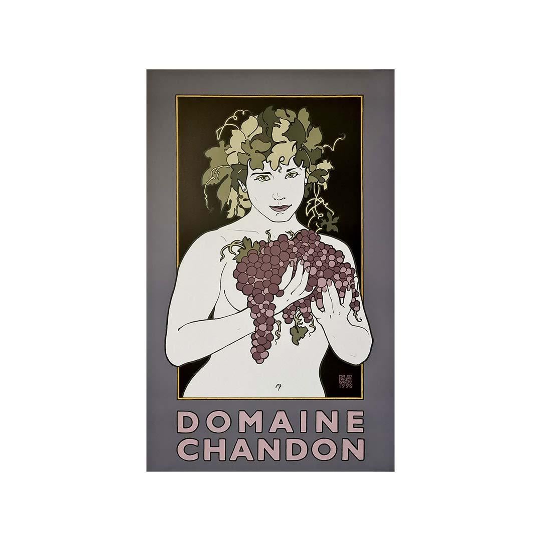 1996 original advertising poster by David Lance Goines - Domaine Chandon en vente 1