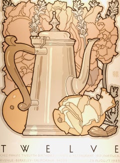 Chez Panisse 12th Birthday Celebration: Limited Ed. Goines Graphic Art Poster