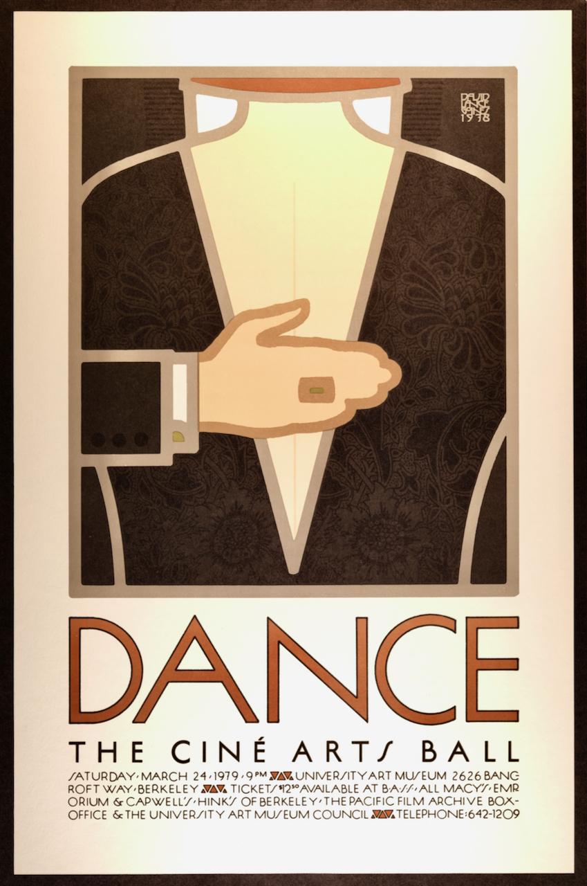 David Lance Goines Animal Print - Dance: A Limited Edition Goines Graphic Art Poster