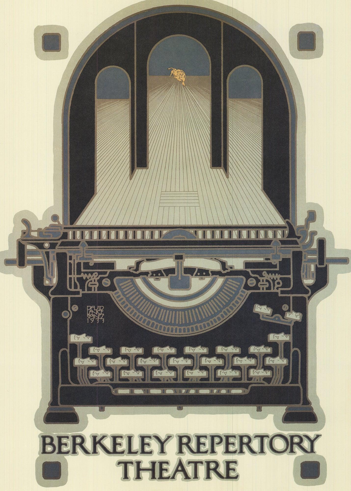 David Lance Goines 'Berkeley Repertory Theatre' 1978- Offset Lithograph 1