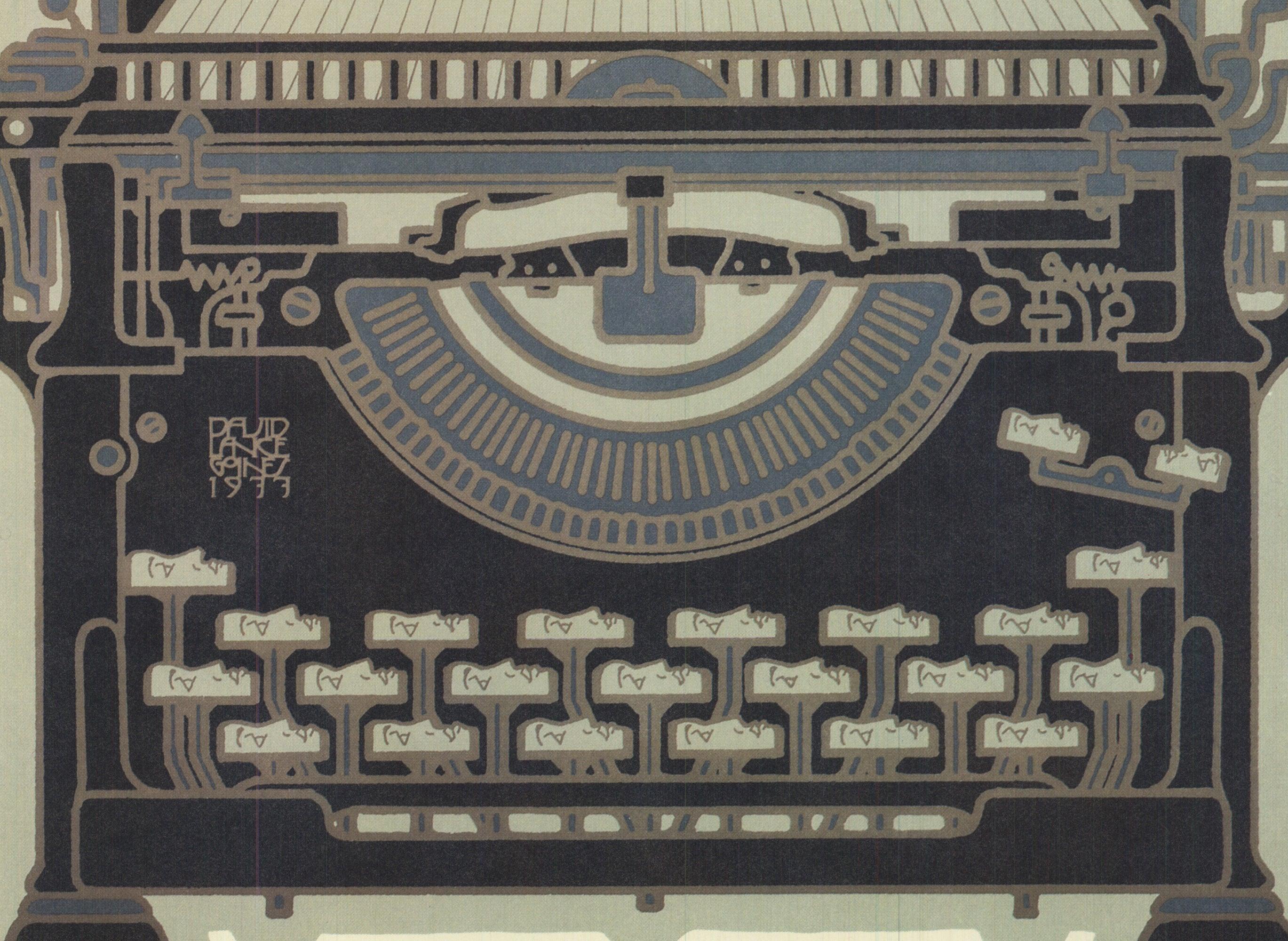 David Lance Goines 'Berkeley Repertory Theatre' 1978- Offset Lithograph 2