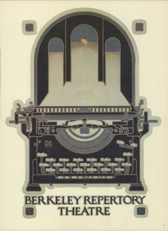 David Lance Goines 'Berkeley Repertory Theatre' 1978- Offset Lithograph