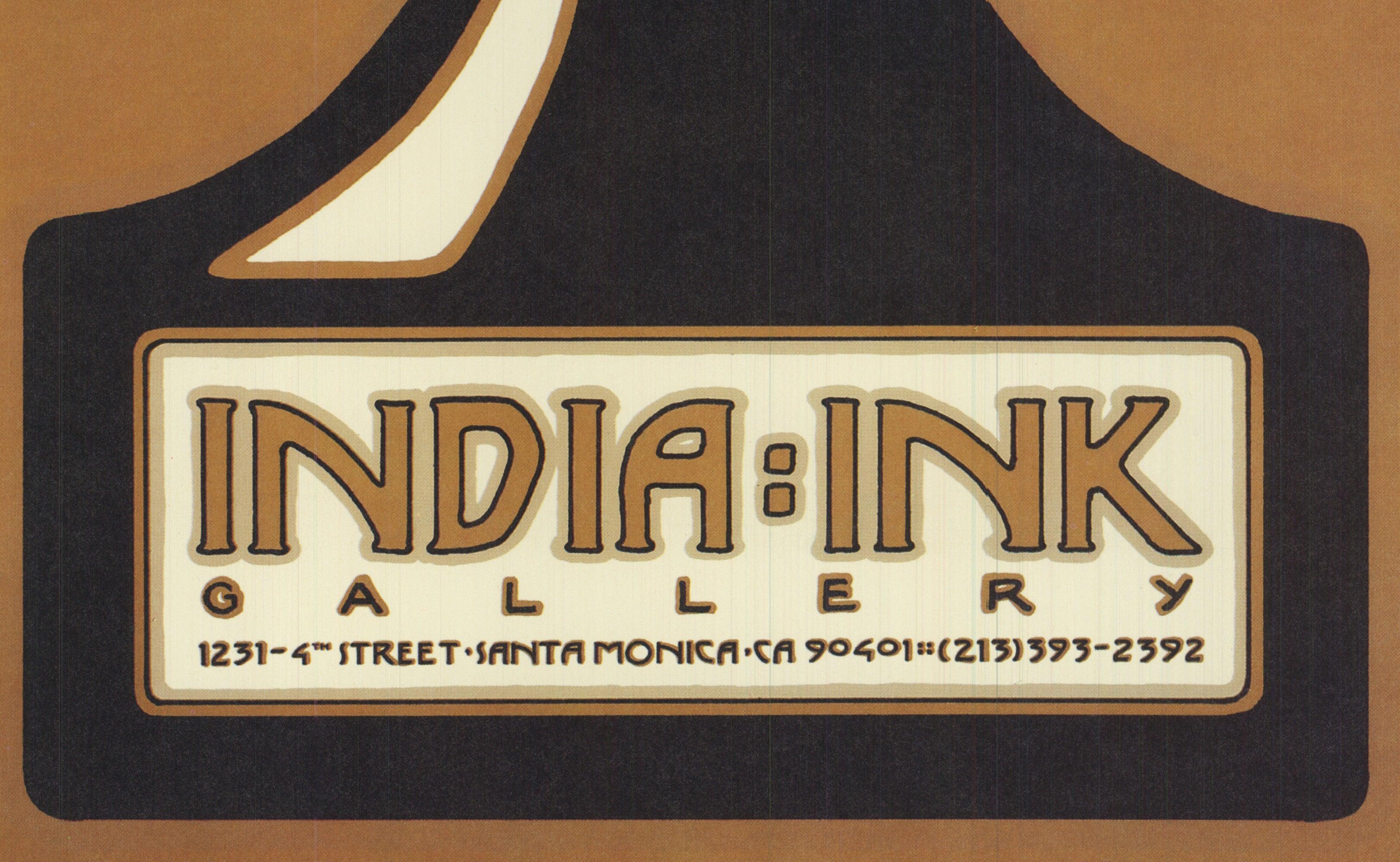 David Lance Goines 'India Ink Gallery' 1978- Lithographie offset en vente 2