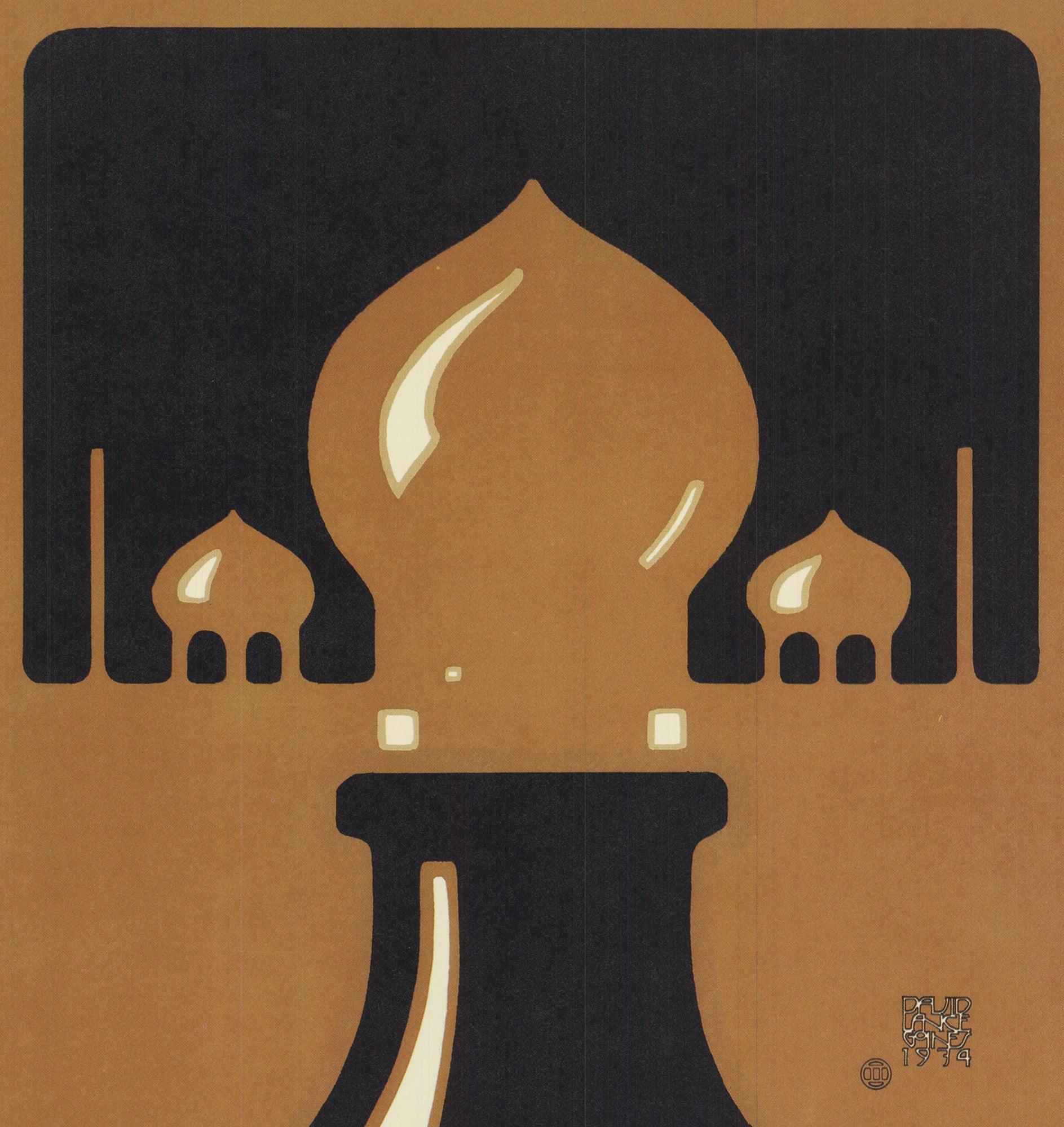 David Lance Goines 'India Ink Gallery' 1978- Lithographie offset en vente 3