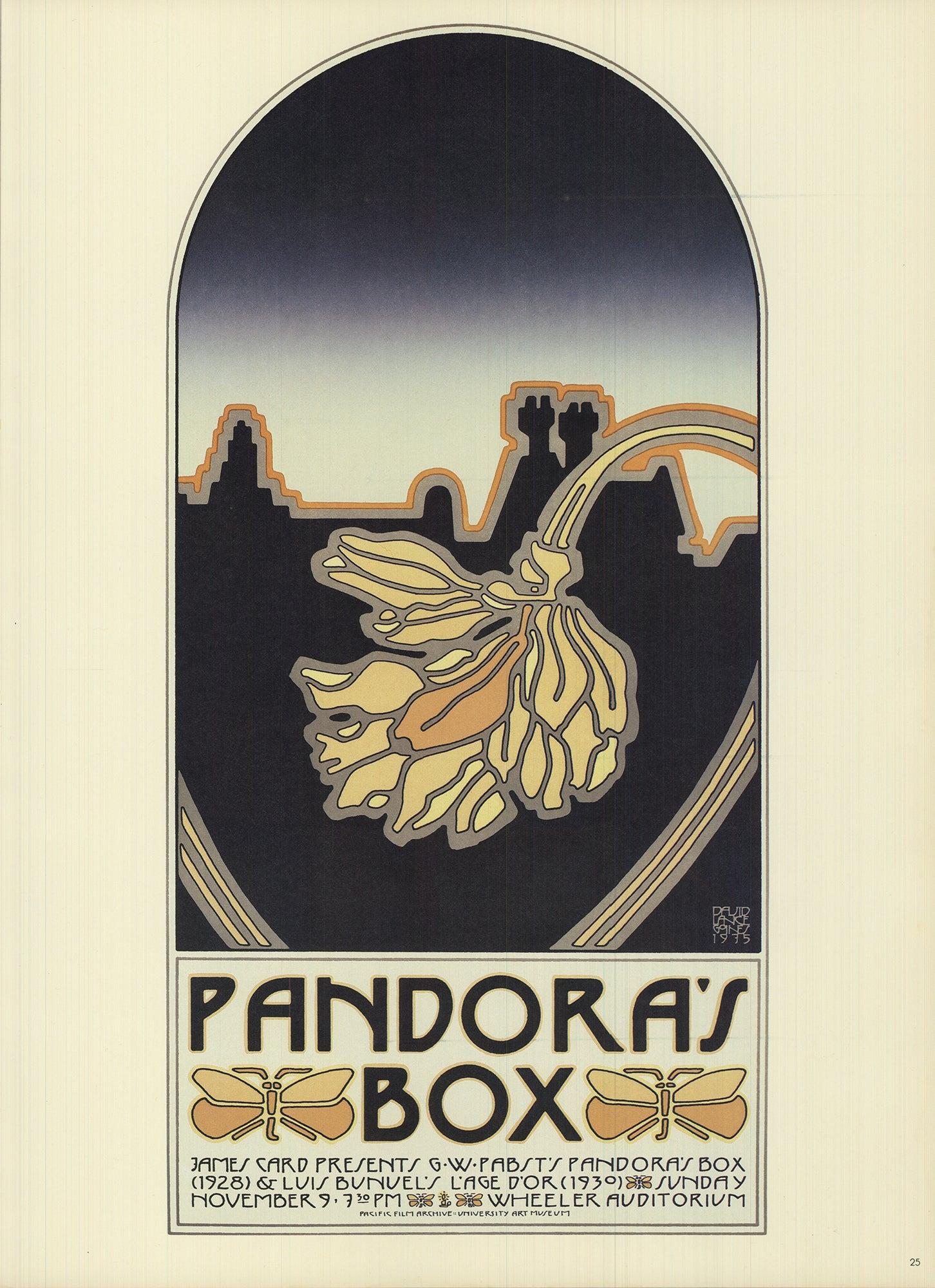 Découvrez le charme unique du design vintage avec cette page de publicité tirée du "The David Lance Goines Poster Book", publié en 1978. Cette page illustre le style graphique emblématique de David Lance Icone, avec des visuels audacieux et