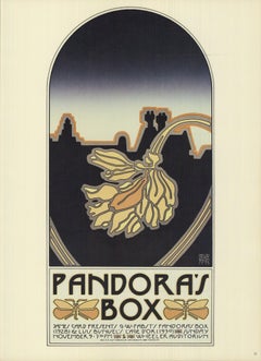 David Lance Goines 'Pandora's Box' 1978- Offset Lithograph