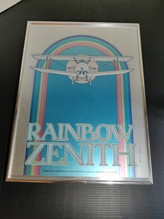 David Lance Goines Rainbow Zenith original lithograph signed by artist 1973