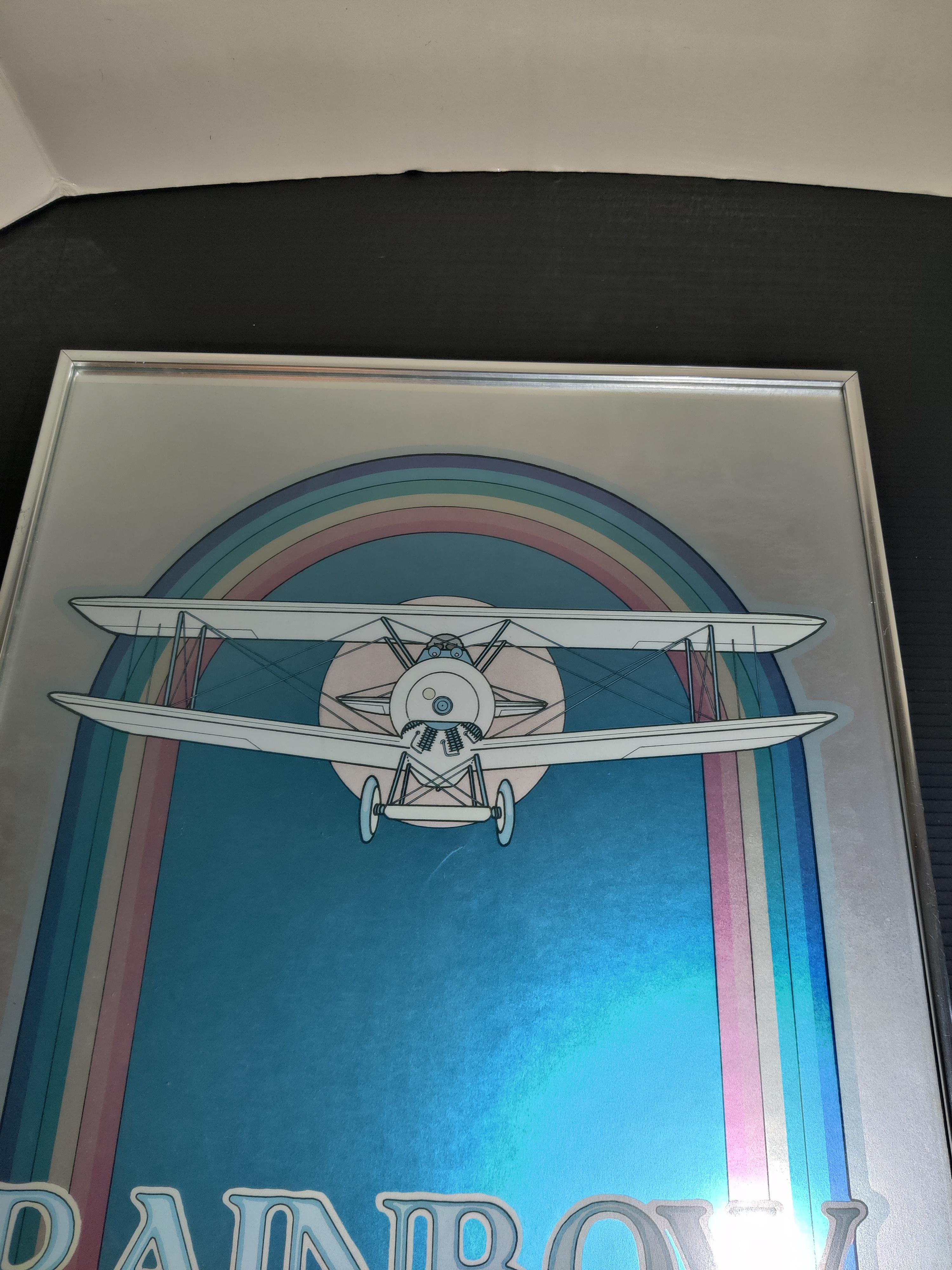 David Lance Goines Rainbow Zenith litografía original firmada por el artista 1973 siglo XX en venta