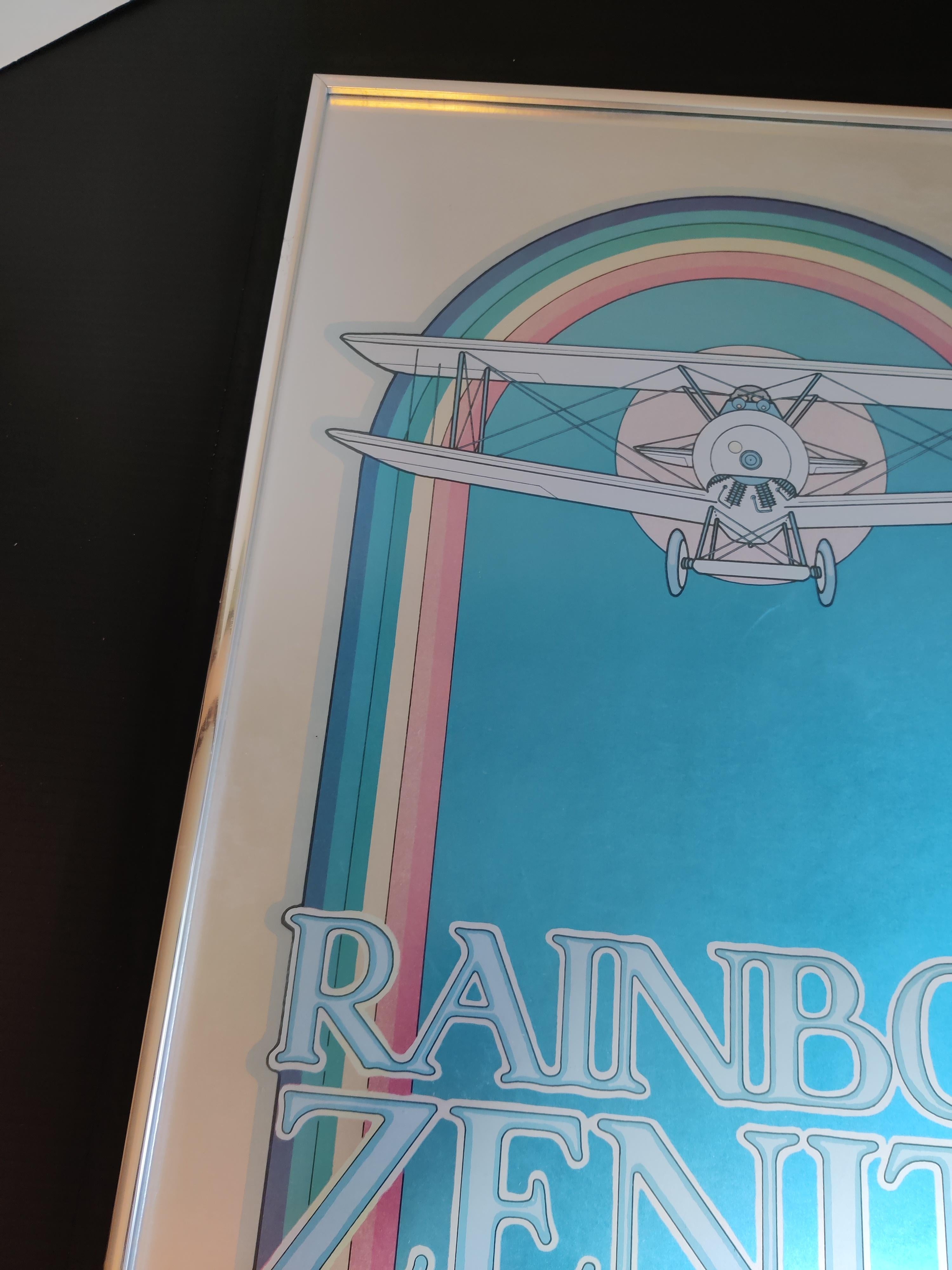 David Lance Goines Rainbow Zenith litografía original firmada por el artista 1973 en venta 1