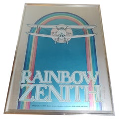 David Lance Goines Rainbow Zenith litografía original firmada por el artista 1973