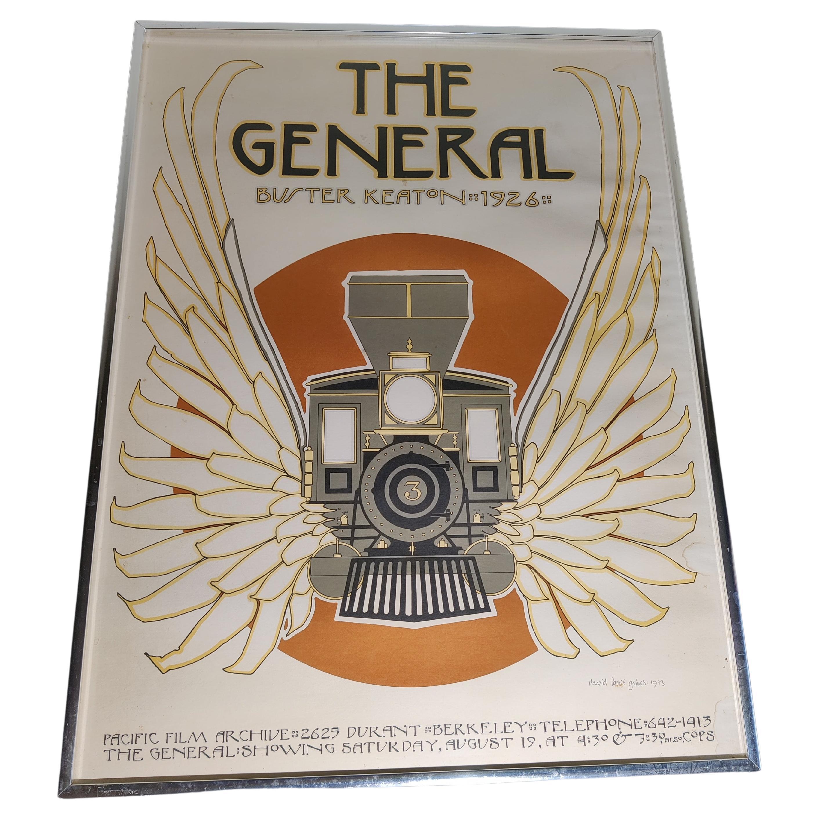 David Lance Goines "El General" litografía original firmada por el artista 1973