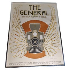David Lance Goines "El General" litografía original firmada por el artista 1973