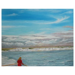 DAVID LANGDON - 'Cliffs of Dover' - Contemporary Oil Painting - Signed - C. 2000