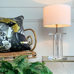 David Lange per Roche Bobois Lampada da tavolo in lucite